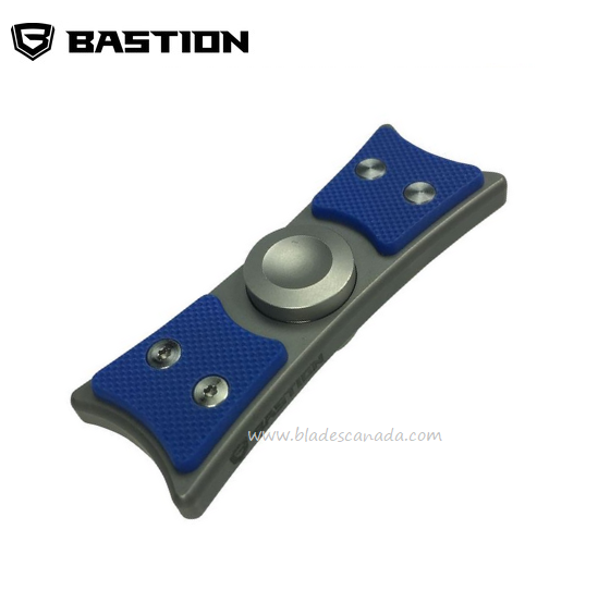 Bastion Large EDC Spinner, Titanium Silver/G10, BSTN207L